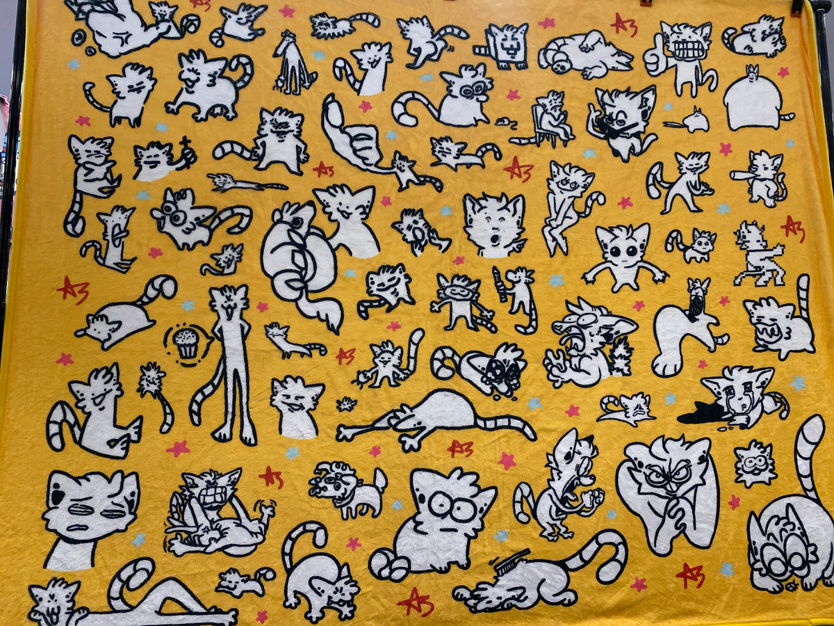 Little freaks throw blanket