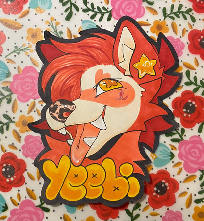 Traditional badge