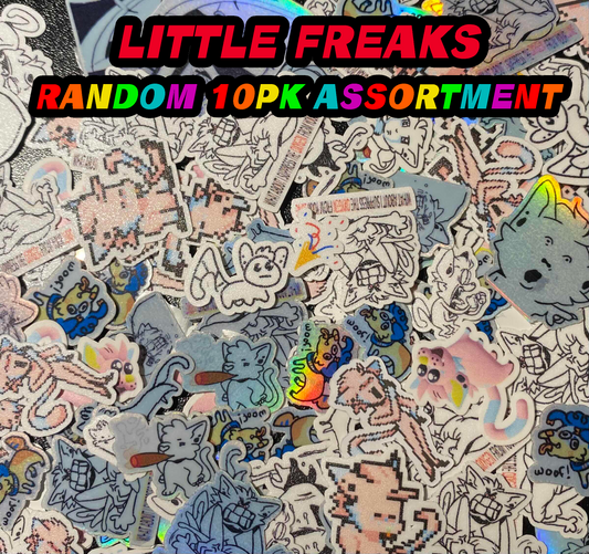 Little freaks mini stickers