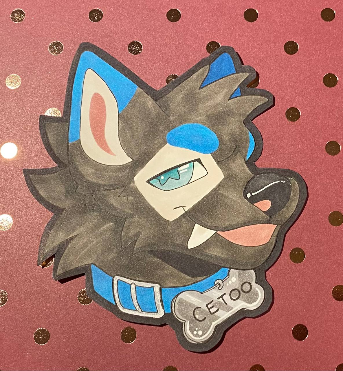 Traditional badge