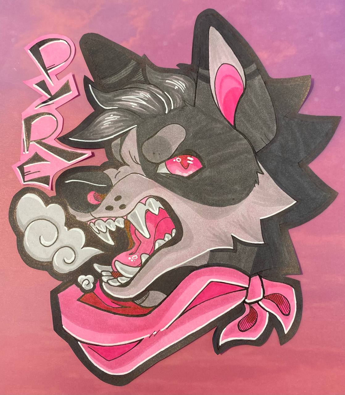Traditional badge
