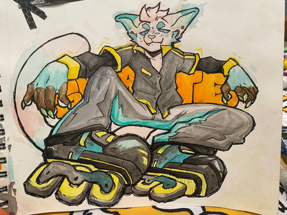 Water color commission
